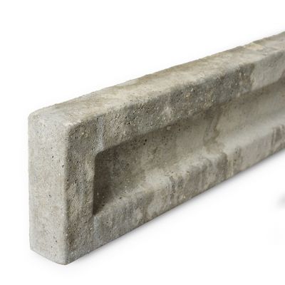 6ft Concrete Gravel Board (1830 x 150 x 50mm) - Recessed