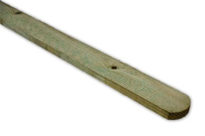 3ft Round Top Palisade (900 x 22 x 75mm) - Pressure Treated Green Timber