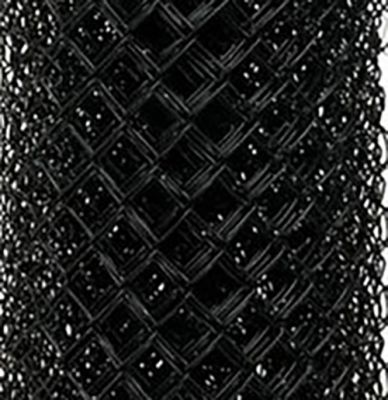 900mm Galvanised Black ChainLink (50 x 3mm Mesh) - 25m Roll - Includes Line Wire