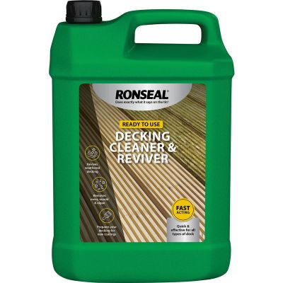 Ronseal decking cleaner and reviver