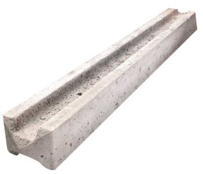10ft Concrete Slotted Intermediate Fence Post (3000 x 94 x 109mm)