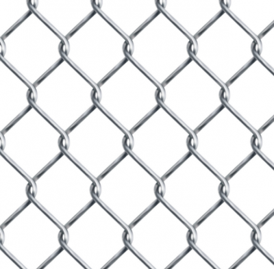galvanised chain link fence