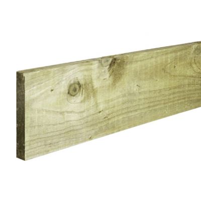 12ft wooden gravel board