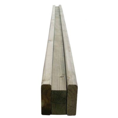 9ft Heavy Duty Jacksons Slotted End Fence Post