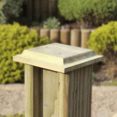 Jacksons Post Cap (125 x 125mm) - Pressure Treated Green Timber