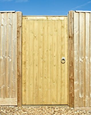 6ft Tongue and Groove Town Gate (1750 x 900 x 45mm) - Pressure Treated Green Timber